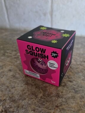 J’adore Glow Squish Water Glitter Fidget Toy ✨ Glow In The Dark Sensory Squishy